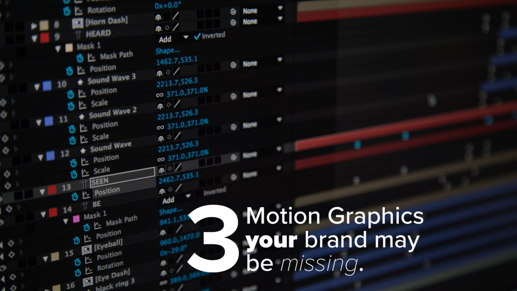 Are motion graphics missing from your brand?